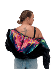 Zodiac Dreams ♊️ Gemini Reversible Faux Fur Jacket