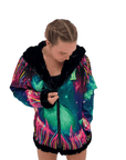 Zodiac Dreams ♊️ Gemini Reversible Faux Fur Jacket