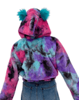 Zodiac Dreams ♋️ Cancer Reversible Faux Fur Jacket