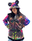 Zodiac Dreams ♋️ Cancer Reversible Faux Fur Jacket
