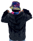 Zodiac Dreams ♋️ Cancer Reversible Faux Fur Jacket