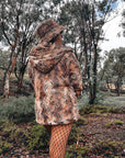 Wildcat Mandala Reversible Faux Fur Jacket