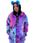 Zodiac Dreams ♋️ Cancer Reversible Faux Fur Jacket