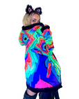 Trip With Me 🌀 Reversible Faux Fur Jacket by @_LeBlunt_