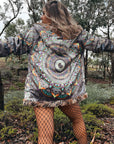 Wildcat Mandala Reversible Faux Fur Jacket