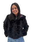 Zodiac Dreams ♋️ Cancer Reversible Faux Fur Jacket