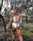 Wildcat Mandala Reversible Faux Fur Jacket