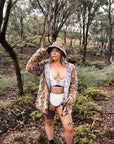 Wildcat Mandala Reversible Faux Fur Jacket