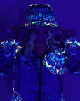 Wildcat Mandala Reversible Faux Fur Jacket