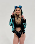 Hypnotic 🌀 Reversible Faux Fur Jacket