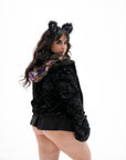Kaleidodope Reversible Faux Fur Jacket