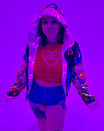 Zodiac Dreams ♉️ Taurus Reversible Faux Fur Jacket