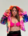 Zodiac Dreams ♈️ Aries Reversible Faux Fur Jacket
