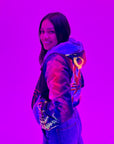 Zodiac Dreams ♋️ Cancer Reversible Faux Fur Jacket