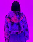 Zodiac Dreams ♋️ Cancer Reversible Faux Fur Jacket