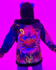Zodiac Dreams ♋️ Cancer Reversible Faux Fur Jacket