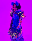 Zodiac Dreams ♋️ Cancer Reversible Faux Fur Jacket