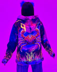 Zodiac Dreams ♋️ Cancer Reversible Faux Fur Jacket