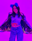 Zodiac Dreams ♋️ Cancer Reversible Faux Fur Jacket