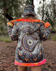 Wildcat Mandala Reversible Faux Fur Jacket