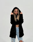 Zodiac Dreams ♐️ Sagittarius Reversible Faux Fur Jacket