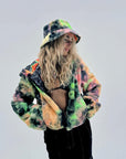 Zodiac Dreams ♏️ Scorpio Reversible Faux Fur Jacket