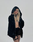 Zodiac Dreams ♏️ Scorpio Reversible Faux Fur Jacket