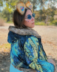Zodiac Dreams ♍ Virgo Reversible Faux Fur Jacket