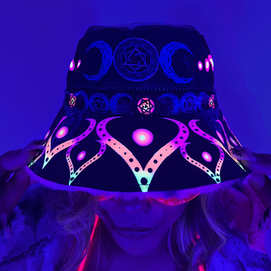 Galaxy Wolf Bucket Hat