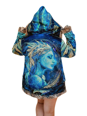 Zodiac Dreams ♍ Virgo Reversible Faux Fur Jacket