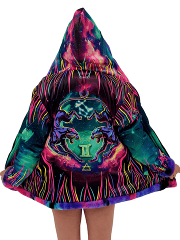 Zodiac Dreams ♊️ Gemini Reversible Faux Fur Jacket