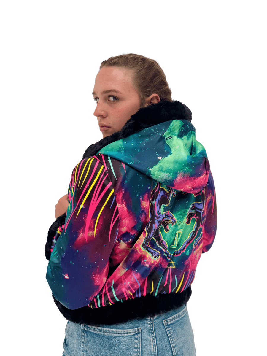 Zodiac Dreams ♊️ Gemini Reversible Faux Fur Jacket