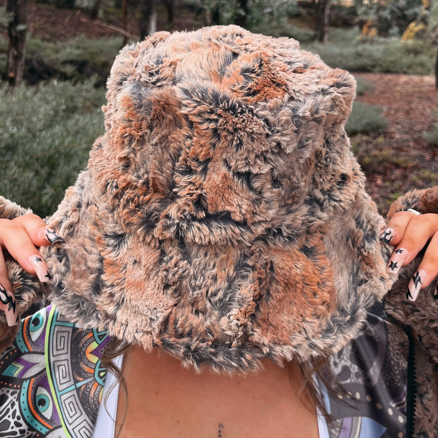 Amber Wildcat Bucket Hat