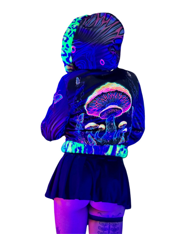 The Great Shroom Reversible Faux Fur Jacket