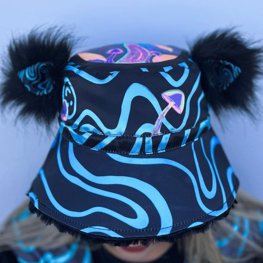 Cosmic Glow Shroom Bucket Hat