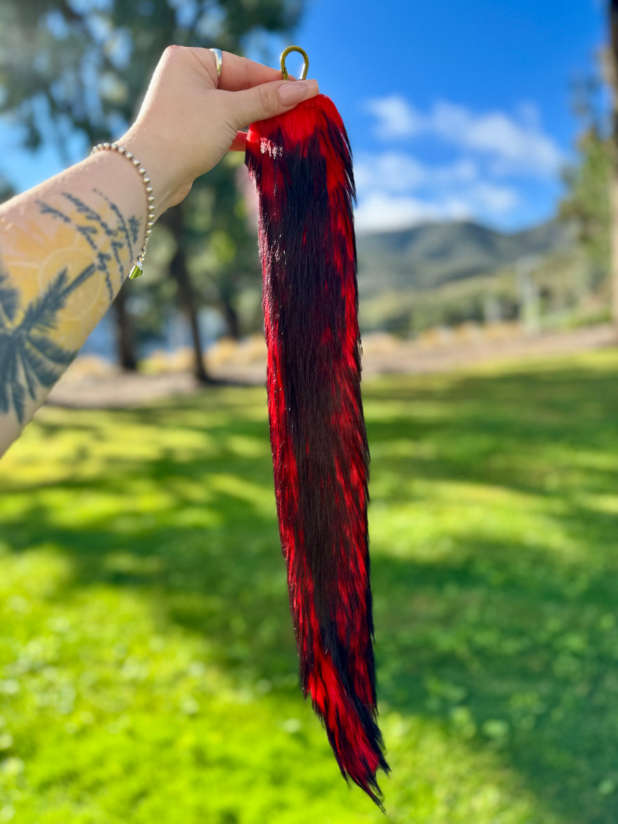 Red & Black Ombré Tail