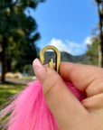 Pink & Gold Tinsel Tail
