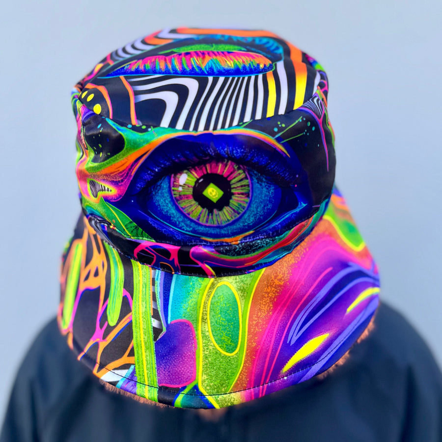 *LIMITED* Toxic Orange Drip n' Dose Reversible Bucket Hat