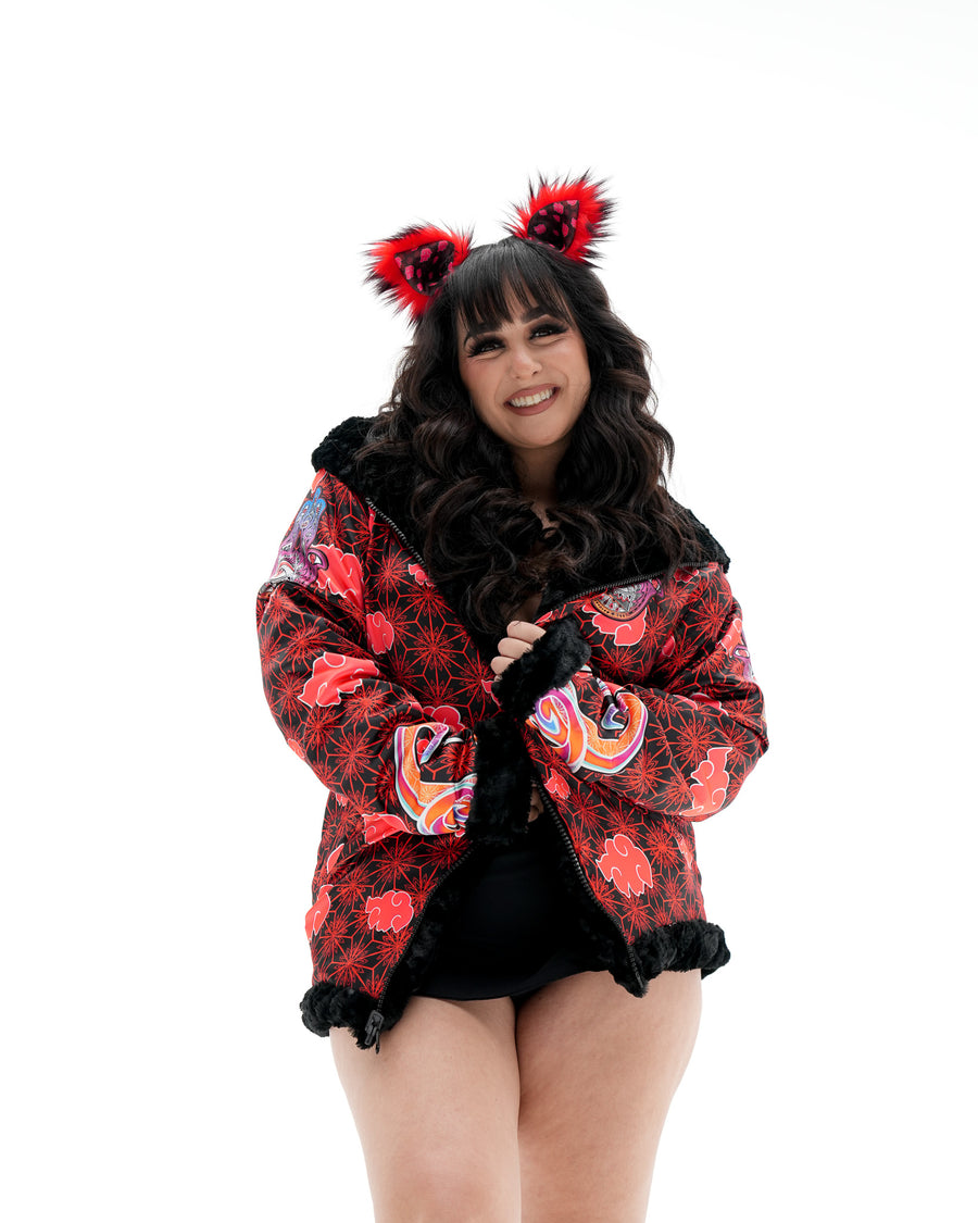 Nine Tails Reversible Faux Fur Jacket