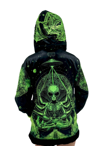 Alien Aura 🛸 Reversible Faux Fur Jacket