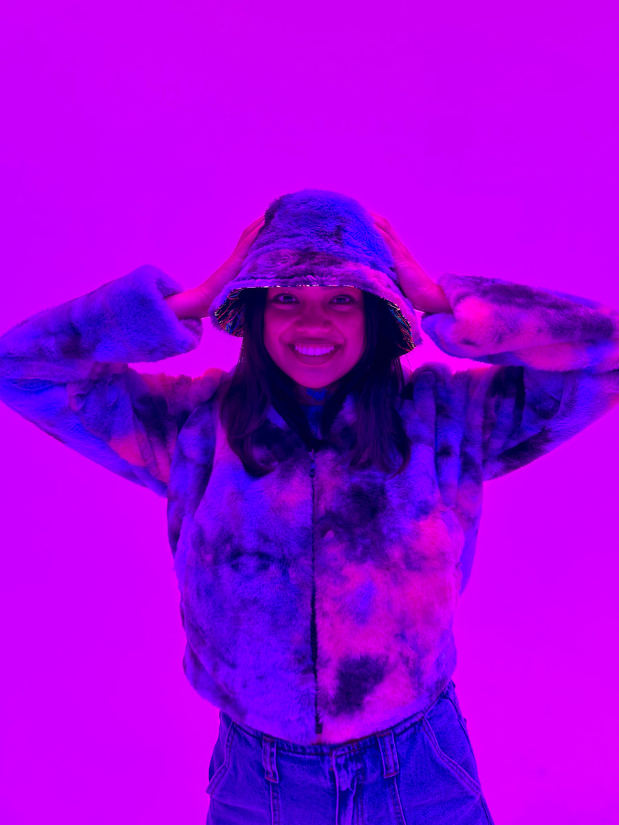 Zodiac Dreams ♋️ Cancer Reversible Faux Fur Jacket