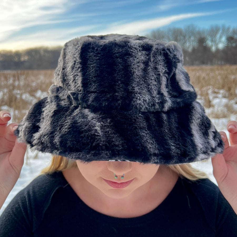 Monochrome Mix Bucket Hat