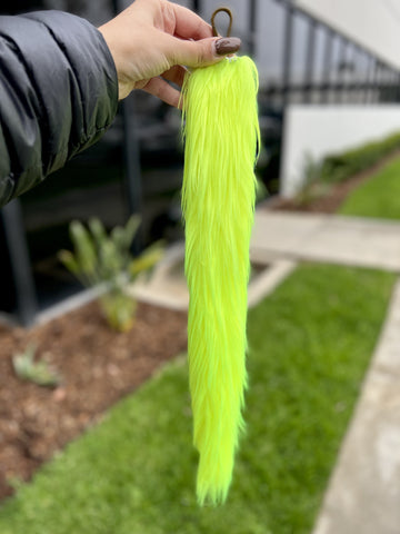 Neon Yellow Tail (UV Reactive) Tails KritterKlips 